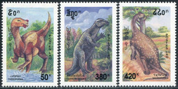 Laos 1994  Yt 1157/1159 ; Mi 1435/1437 ; Sn 1200/1202 (**) Dinosaurs - Laos
