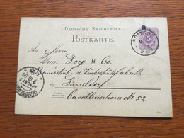 K23 Deutsches Reich Ganzsache Stationery Entier Postal P 18I Von Bottrop Nach Düsseldorf - Stamped Stationery