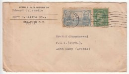 USA United States To Aden Camp, Jackson, Lee, Franklin Issues, Used Cover 1938 - Cartas