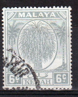 Malaysia Kedah 1950 Single 6c Definitive Stamp Which Is I Believe Cat No 80 In Fine Used - Kedah