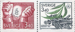 Ref. 10598 * NEW *  - SWEDEN . 1986. INTERNATIONAL YEAR OF PEACE. A�O INTERNACIONAL DE LA PAZ - Unused Stamps