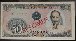 Vietnam Viet Nam 50 Dong UNC Specimen Banknote Note 1985 - Pick # 96 / 02 Photos - Viêt-Nam
