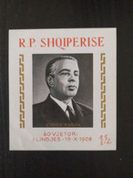 Fra744 Albania, Shqiperise, Blocco Block President Enver Hoxha, 1968, Michel B34, Scott Catalogue 1190, Mint, MNH, RARO - Albania