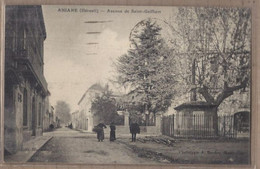 CPA 34 - ANIANE - Avenue De Saint-Guilhem - TB PLAN Rue CENTRE VILLAGE Jolie ANIMATION Place Monument - Aniane