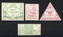 ⭐ Russie - YT N° 176 à 179 * - Neuf Avec Charnière - Signé - 1922 ⭐ - Unused Stamps