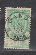 COB 56 Oblitération Centrale GENT - GAND - 1893-1907 Wappen