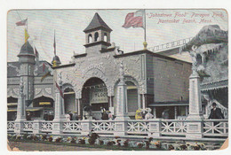 "Johnstown Flood" Paragon Park, Nantasket Beach, MA Old Postcard Posted 1906 Surfside To South Hanson B211001 - Nantucket