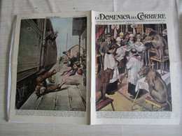 # DOMENICA DEL CORRIERE N 12 -1957 BATTESIMO NELLA GABBIA DEL CIRCO ORFEI / REDONA (BERGAMO) - First Editions