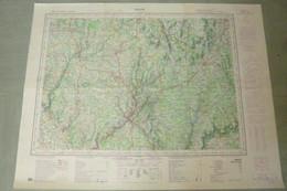 Carte I.G.N. J-17 : TULLE - 1/100 000ème - 1969. - Topographical Maps