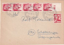 ALLEMAGNE 1948 ZONE FRANCAISE LETTRE DE TETTNANG - French Zone