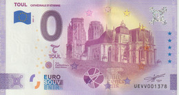 Billet Touristique 0 Euro Souvenir France 54 Toul 2021-1 N°UEVV001378 - Private Proofs / Unofficial