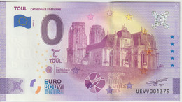 Billet Touristique 0 Euro Souvenir France 54 Toul 2021-1 N°UEVV001379 - Pruebas Privadas