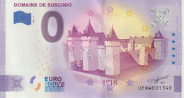 Billet Touristique 0 Euro Souvenir France 56 Domaine De Suscinio 2021-1 N°UENW001340 - Private Proofs / Unofficial