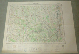 Carte I.G.N. H-15 : Confolens - 1/100 000ème - 1961. - Topographical Maps