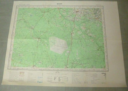 Carte I.G.N. G-20 : BAZAS - 1/100 000ème - 1961. - Topographical Maps