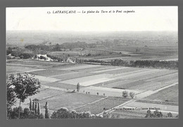 Lafrançaise, Plaine Du Tarn Et Pont Suspendu (12511) - Lafrancaise