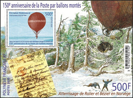 Polynésie Française 2020 - 150e Ann De La Poste Par Ballon Monté - BF Neuf // Mnh - Ungebraucht