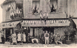 CPA De SAINT-GAULTIER - Café Des SPORTS - MARTIN. - Andere & Zonder Classificatie