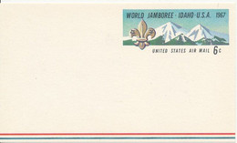 Post Card Prestamped Entier Postal 1967 Scoutisme 6 C Unused Neuf TBE - Other & Unclassified