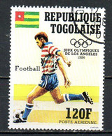 TOGO. PA 504 Oblitéré De 1984. Football Aux J.O. De Los Angeles. - Oblitérés