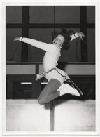 Photo De Sport. Figure De Patinage. Christine Strohl. Championne De France Cadet 1968-1969. - Sport