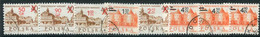 POLAND 1972 Surcharges Used. Michel 2195-200, 2209-10 - Usati