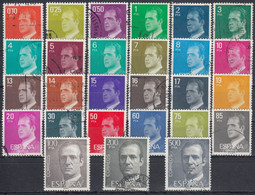 ESPAÑA 1982-1990 EDIFIL Nº 2386P/2607P SERIE FOSFORO USADO 27 VALORES REF.02 - Used Stamps