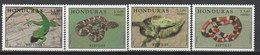 HONDURAS - PA N°961/4 ** (1998) Reptiles - Honduras