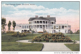 Maine Portland Cape Cottage Casino Curteich - Portland