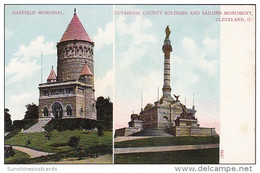 Ohio Cleveland Garfield Monument And Cuyahoga County Soldiers And Sailors Monument - Cleveland