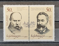 2001 - Georgia - MNH - Poets - Complete St Of 2 Stamps - Emissioni Congiunte