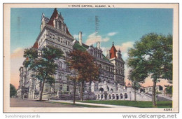 New York Albany State Capitol 1952 - Albany