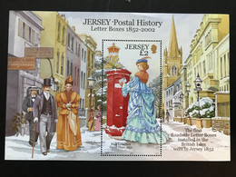 Jersey SG MS1073 2002 - Letterboxes Mini Sheet MNH - Ortsausgaben