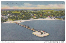 Florida Palmetto The Palmetto Pier 1952 - Bradenton