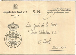 GIJON ASTURIAS CC CON FRANQUICIA JUZGADO DE LO PENAL NUM 1 - Franchigia Postale