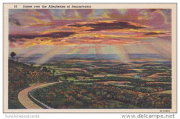 Pennsylvania Harrisburg Sunset Over The Alleghenies Of Pennsylvania - Harrisburg