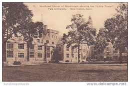 Connecticut New Haven Southeast Corner Of Quadrangle Showing The Little Tower Yale University - New Haven