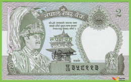 Voyo NEPAL 2 Rupees ND(1995) P29b(3) B235e घ UNC - Népal