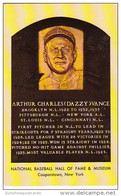 Arthur Charles Vance National Baseball Hall Of Fame & Museum  Cooperstown New York - Baseball