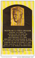 Tristram E Speaker National Baseball Hall Of Fame & Museum  Cooperstown New York - Baseball