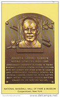 Joshua Gibson National Baseball Hall Of Fame & Museum  Cooperstown New York - Baseball