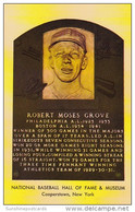 Robert Moses Grove National Baseball Hall Of Fame & Museum  Cooperstown New York - Baseball