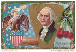 George Washington With Eagle And Shield And Axe 1911 - Presidentes