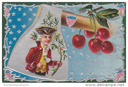 Young George Washington With Axe And Cherry Tree 1910 - Presidents
