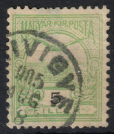 Privigye Prievidza Postmark TURUL Crown 1905 Hungary Czechoslovakia SLOVAKIA NYITRA Nitrianska County 5f - ...-1918 Préphilatélie