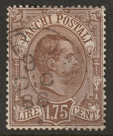 Italy 1884 Sc Q6 Sa PP6 Yt CP6 Parcel Post Used Thins - Colis-postaux