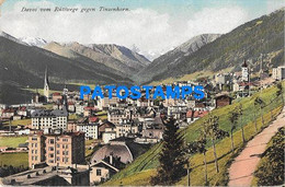 170780 SWITZERLAND DAVOS VOM RÜTIWEGE AGAINST TINZENHORN POSTAL POSTCARD - Rüti