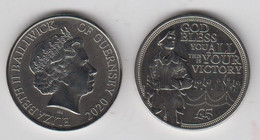 2020 Guernsey VE Day 75th Anniversary Remembrance Five Pound - Guernsey