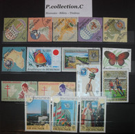 Lot Timbres Oblitéré Sans Double Collection Stamps Burundi - N21980 - Sammlungen