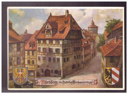 Dt- Reich (022313) Propagandakarte, Nürnberg Die Stadt Der Reichsparteitage, Albrecht Dürerhaus, Gelaufen - Storia Postale